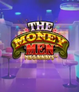 Dive into the exciting world of The Money Men Megaways slot by Pragmatic Play, featuring a bold logo with glittering stars on a lavish background. This graphic conveys the excitement and glamour of high-stakes gambling with its eye-catching ambiance and design. Perfect for gambling fans seeking Vegas-style excitement. 