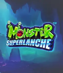 Explore the spooky depths with the Monster Superlanche game by Pragmatic Play, featuring a colorful and charming monster logo against a shadowy cave background. This graphic captures the thrilling experience of a monster-themed game, ideal for fans of monster slots, offering a captivating gaming experience. 